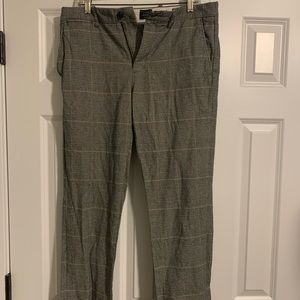 J.Crew plaid trousers